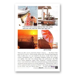 1963 Owens Yacht Company Print Ad | All Their Time