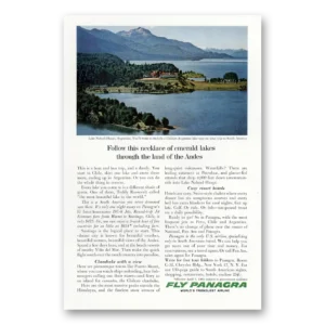 1963 Panagra Airlines Print Ad | Emerald Lakes
