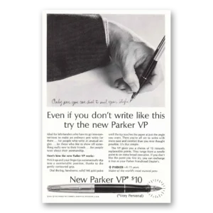 1963 Parker VP Pen Print Ad | Write Like This