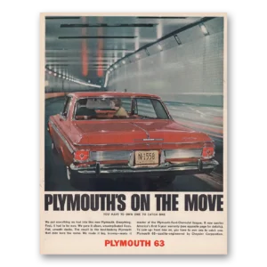 1962 Plymouth Print Ad | Catch One