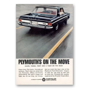 1962 Plymouth Print Ad | On Move