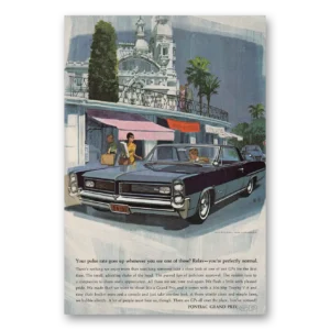 1963 Pontiac Grand Prix Print Ad | Pulse Rate