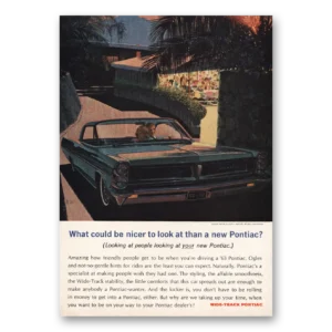 1963 Pontiac Wide Track Print Ad | Could Be Nicer