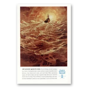 1963 Pratt & Whitney Aircraft Print Ad | Aircraft Jet