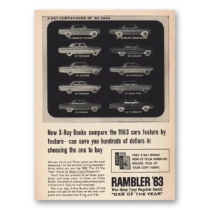 1963 Rambler Print Ad | X Ray Books
