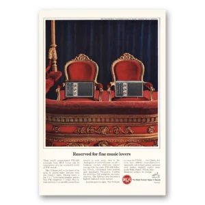 1963 RCA Print Ad | Reserved For Fine Music Lovers