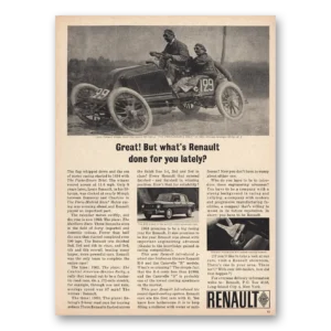 1963 Renault Print Ad | Done You Lately