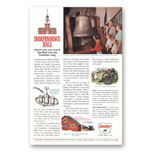 1963 Sinclair Print Ad | Independence Hall