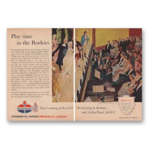 1963 Standard Oil Print Ad | Play Time