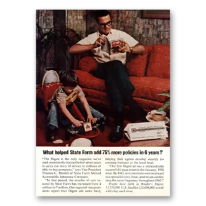 1963 Readers Digest Print Ad | State Farm