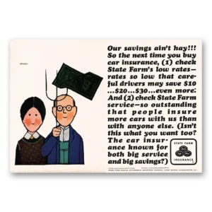 1963 State Farm Insurance Print Ad | Ain't Hay