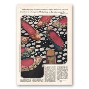 1963 Taj of India Print Ad | Outshining Many Valleys