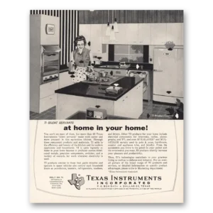 1963 Texas Instruments Print Ad | Silent Servants