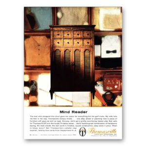 1966 Thomasville Furniture Print Ad | Mind Reader