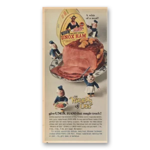 1963 Unox Ham Print Ad | Wizards Of Oss