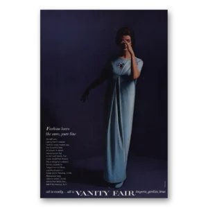 1963 Vanity Fair Print Ad | Fashion Loves Sure Pure Line