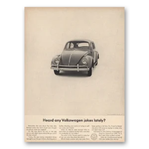 1963 Volkswagen Beetle Print Ad | Jokes Lately