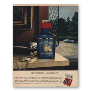 1963 York Town After Shave Lotion Print Ad | Spirited Accent