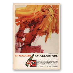 1964 7Up Print Ad | Cheerleaders