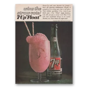 1964 7Up Print Ad | Straw Vote