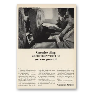1964 American Airlines Print Ad | Astrovision