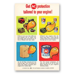 1964 AC Oil Filter Print Ad | Tailored Engine