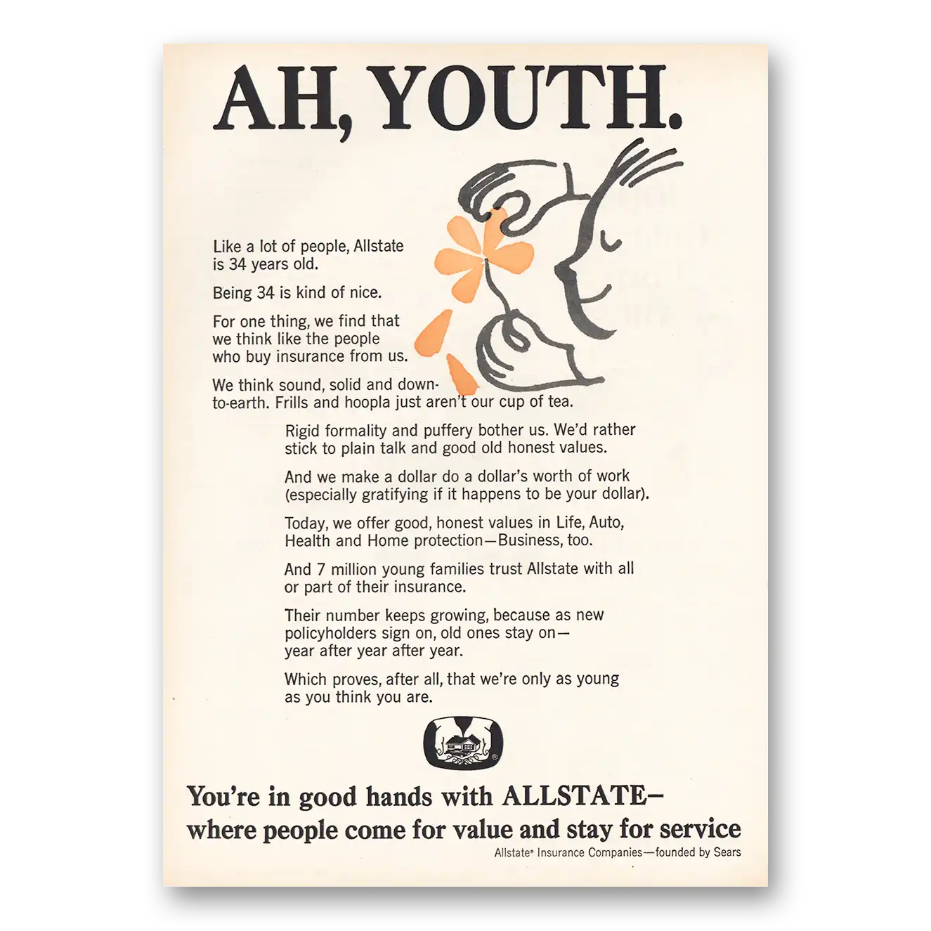 1965 Allstate Insurance Print Ad | Ah Youth