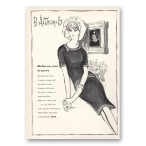 1964 B Altman Print Ad | Mid Summer Jewel
