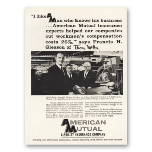 1964 American Mutual Insurance Print Ad | Thom Mcan