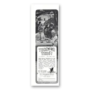 1964 Tucson Arizona Print Ad | Dining Music
