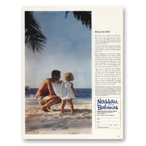 1964 Nassau Bahamas Print Ad | Bring The Kids