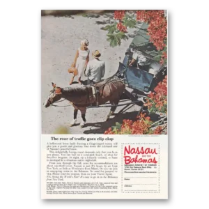 1964 Nassau Bahamas Print Ad | Clip Clop