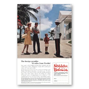 1964 Nassau Bahamas Print Ad | Foreign Paradise