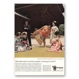 1964 Barwick Mills Carpet Print Ad | Chion In Temple