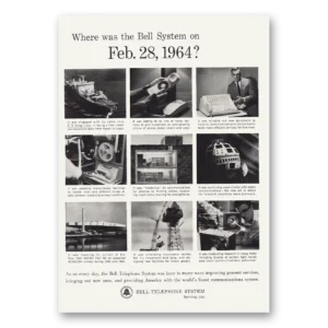 1964 Bell Telephone Print Ad | Feb 28 1964