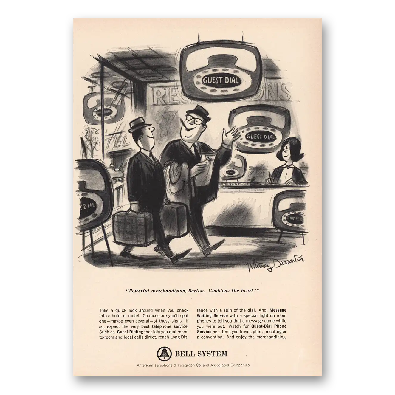 1964 Bell System Print Ad | Powerful Merchandising
