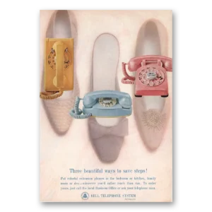 1964 Bell Telephone Print Ad | Three Beautiful Ways