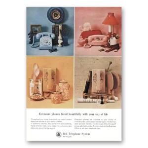 1964 Bell Telephone Print Ad | Blend Beautifully