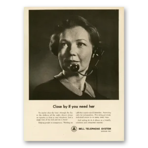 1964 Bell Telephone Print Ad | Close By