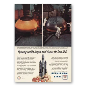 1964 Bethlehem Steel Print Ad | Titan Iiic