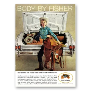 1964 Body by Fisher Print Ad | Texas Size