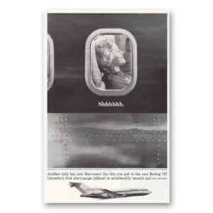 1964 Boeing 727 Print Ad | Another Lady