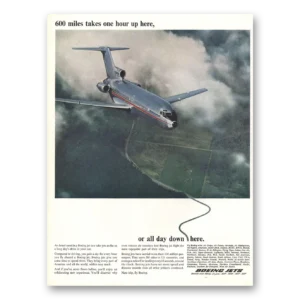 1964 Boeing Jets Print Ad | One Hour