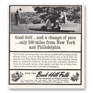 1964 Buck Hills Farm Print Ad | Good Golf