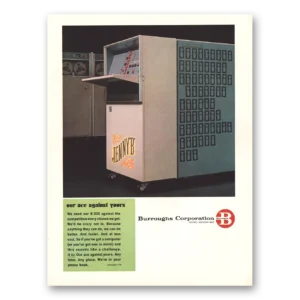 1964 Burroughs Print Ad | Jenny B