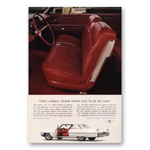 1964 Cadillac Print Ad | Dealer Invites