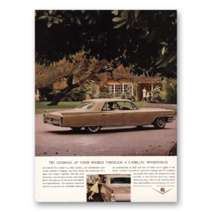 1964 Cadillac Print Ad | Windshield