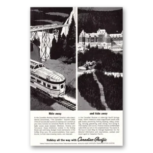 1964 Canadian Pacific Print Ad | Ride Away
