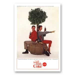 1964 Coca Cola Print Ad | Never Too Sweet Tree