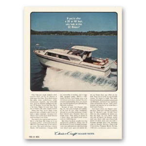 1964 Chris Craft Print Ad | Riviera Smart Skippers